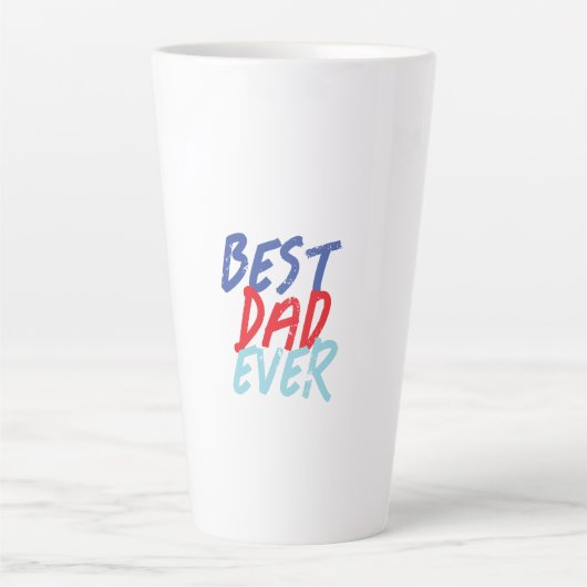 Bester Vater je Minimalistisch Cool Beruflich Milchtasse (Vorderseite)