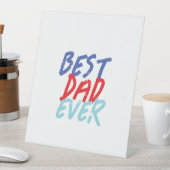 Bester Vater je Minimalistisch Cool Beruflich Sockelschild (In Situ)