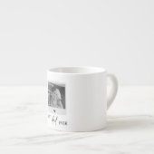 Bester Vater je Minimalistisches Foto Espressotasse (Vorderseite Rechts)