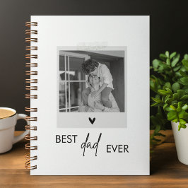 Bester Vater je Minimalistisches Foto Notizblock