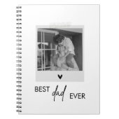Bester Vater je Minimalistisches Foto Notizblock (Vorderseite)