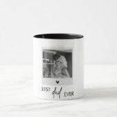Bester Vater je Minimalistisches Foto | Personalis Tasse (Zentrum)