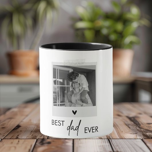 Bester Vater je Minimalistisches Foto | Personalis Tasse