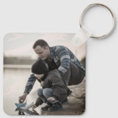 Bester Vater je mit dem Multi-Foto Schlüsselanhänger (Rückseite)