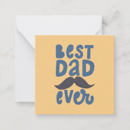 Bester Vater je Mitteilungskarte