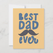 Bester Vater je Mitteilungskarte (Vorderseite)