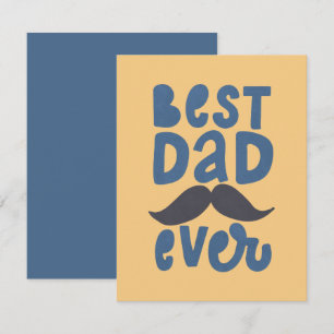 Bester Vater je Mitteilungskarte