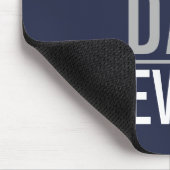 Bester Vater je | Modern Navy Blue Mouse Pad Mousepad (Ecke)