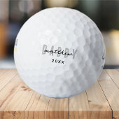 Bester Vater je Moderne Elegante Einfache Vater's  Golfball