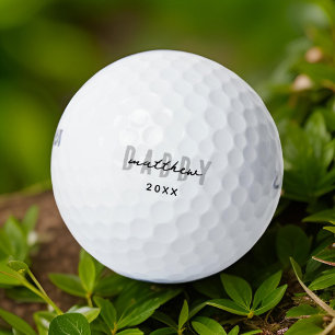 Bester Vater je Moderne Elegante Einfache Vater's  Golfball