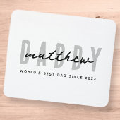 Bester Vater je Moderne Elegante Einfache Vater's  Mousepad