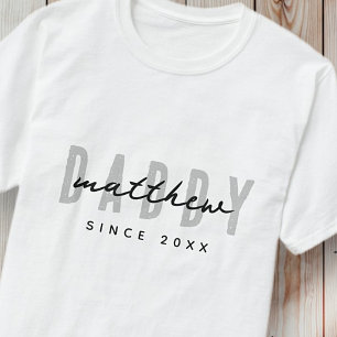 Bester Vater je Moderne Elegante Einfache Vater's  T-Shirt