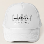 Bester Vater je Moderne Elegante Einfache Vater's  Truckerkappe (Vorderseite)