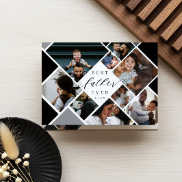 Bester Vater je Moderne Fotosammlung Personalisier Karte