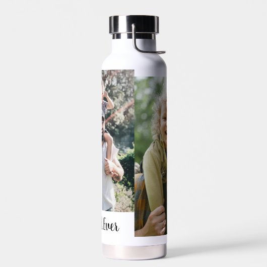 Bester Vater je Moderne Fotosammlung Trinkflasche (Links)