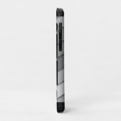 Bester Vater je Moderne Grau Familienfotosammlung Case-Mate iPhone Hülle (Hinten/Links)