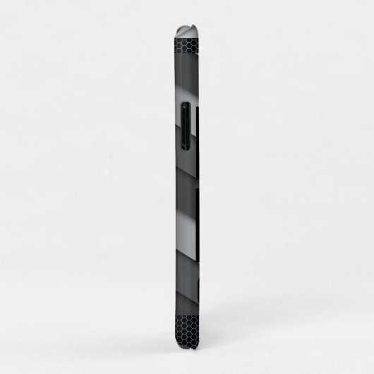 Bester Vater je Moderne Grau Familienfotosammlung Case-Mate iPhone Hülle (Hinten/Rechts)