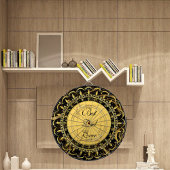 Bester Vater je Moderne Kalligraphie  Wirbel Niedl Dartscheibe