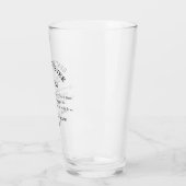 Bester Vater je Moderne Schwarze Typografie Glas (Links)