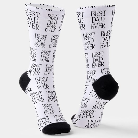 Bester Vater je Moderner Vatertag Socken (Gewinkelt)