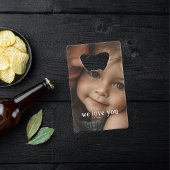 Bester Vater je | Modernes 2 Foto Geldbeutel Flaschenöffner