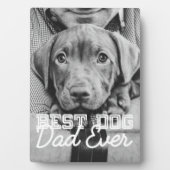 Bester Vater je Modernes, benutzerdefiniertes Foto Fotoplatte (Vorderseite)