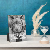 Bester Vater je Modernes, benutzerdefiniertes Foto Fotoplatte (Seite)