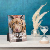 Bester Vater je Modernes, benutzerdefiniertes Foto Fotoplatte (Seite)