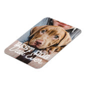 Bester Vater je Modernes, benutzerdefiniertes Foto Magnet (Linke Seite)