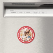 Bester Vater je Modernes, benutzerfreundliches Fot Magnet (In Situ (Geschirrspüler))