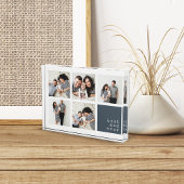 Bester Vater je | Modernes Collage Fotoblock