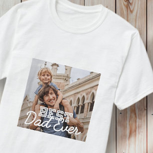 Bester Vater je Modernes, Cooles Foto T-Shirt