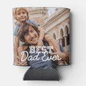 Bester Vater je Modernes Cooles Stitch-Foto Dosenkühler (Rückseite)