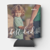 Bester Vater je Modernes, einfaches und spielerisc Dosenkühler (Rückseite)