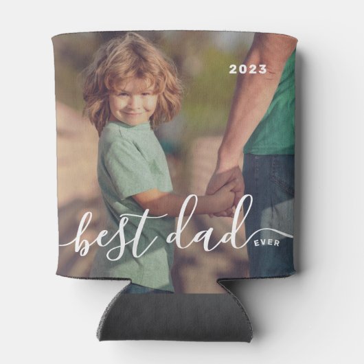 Bester Vater je Modernes, einfaches und spielerisc Dosenkühler (Rückseite)