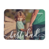 Bester Vater je Modernes, einfaches und spielerisc Magnet (Horizontal)