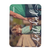 Bester Vater je Modernes, einfaches und spielerisc Magnet (Vertikal)