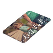 Bester Vater je Modernes, einfaches und spielerisc Magnet (Linke Seite)