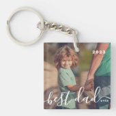 Bester Vater je Modernes, einfaches und spielerisc Schlüsselanhänger (Vorderseite)