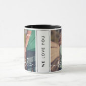 Bester Vater je Modernes, einfaches und spielerisc Tasse (Zentrum)