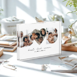 Bester Vater je Modernes Foto Collage Geschenk für