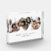 Bester Vater je Modernes Foto Collage Geschenk für (Links)