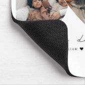 Bester Vater je Modernes Foto Collage Geschenk für Mousepad (Ecke)