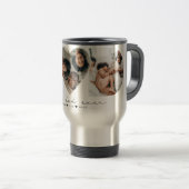 Bester Vater je Modernes Foto Collage Geschenk für Reisebecher (VorderseiteRechts)