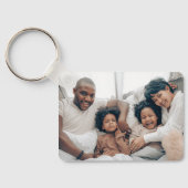 Bester Vater je Modernes Foto Collage Geschenk für Schlüsselanhänger (Rückseite)