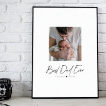Bester Vater je | Modernes Foto Custom