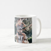 Bester Vater je Modernes Foto Kaffeetasse (VorderseiteRechts)