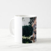 Bester Vater je Modernes Foto Kaffeetasse (Vorderseite Links)