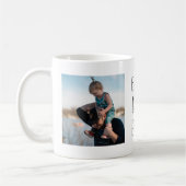 Bester Vater je Modernes Foto Niedlich Kaffeetasse (Links)