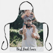 Bester Vater je Modernes Foto Schürze (Vorderseite)